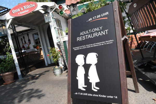 Restaurant réservé aux adultes - Allemagne