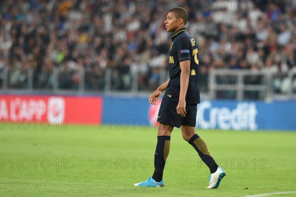 #IPP20170509# Football - soccer: UEFA Champions League 2016/2017, Juventus Turin - AS Monaco, kylian mbappe (Hinweis: Verwendung nur in Deutschland - only Germany)