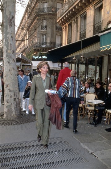 Farah Pahlavi in Paris