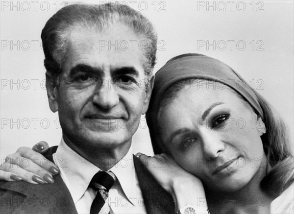 Mohammed Reza Shah Pahlavi et Farah Pahlavi, 1979