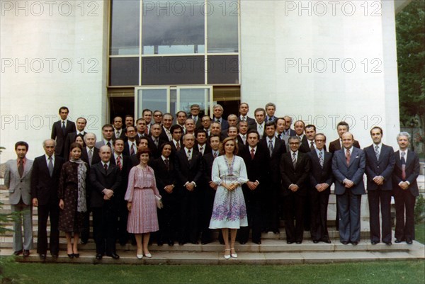 Mohammad Reza Shah Pahlavi, Anwar al Sadat and Farah Diba Pahlavi, 1979