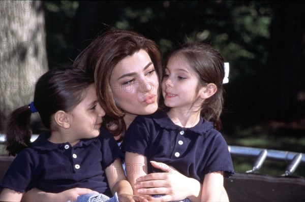 Leila Pahlavi et ses nièces Noor et Iman