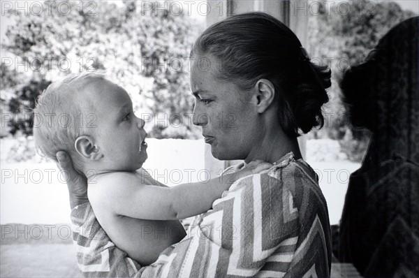 Romy Schneider et son fils