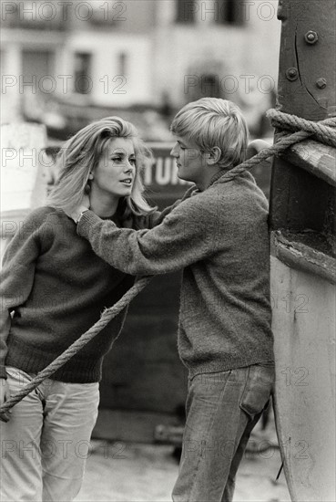 Catherine Deneuve et Jacques Perrin (4 avril 1962)