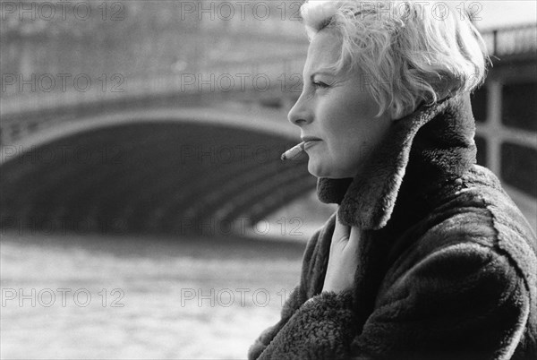 Michèle Morgan, in Paris