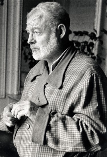 Ernest Hemingway (September 14,  1956), in Paris