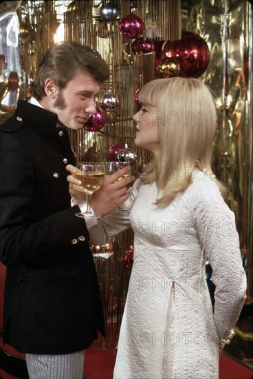 Johnny Hallyday et Sylvie Vartan (1er décembre 1966)