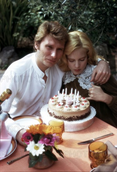 Johnny Hallyday and Sylvie Vartan