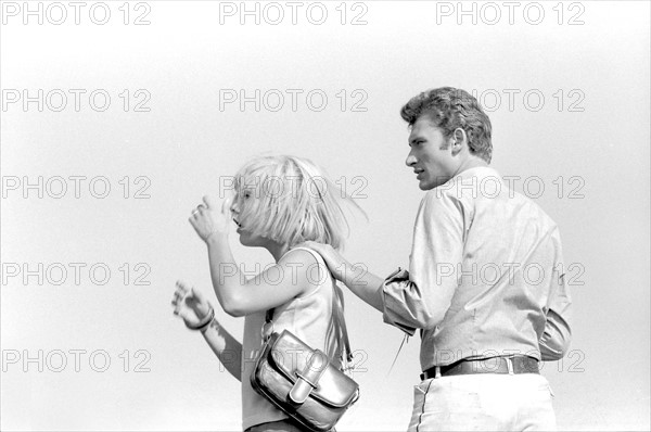 Johnny Hallyday and Sylvie Vartan (June 6, 1963)