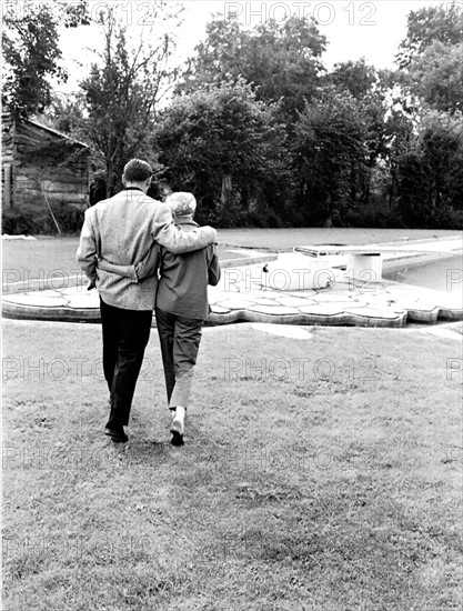 Yves Montand et Simone Signoret (1958)