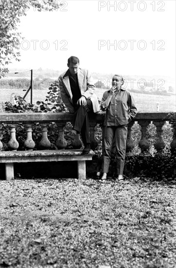 Yves Montand et Simone Signoret (1958)