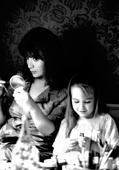 Juliette Gréco et sa fille