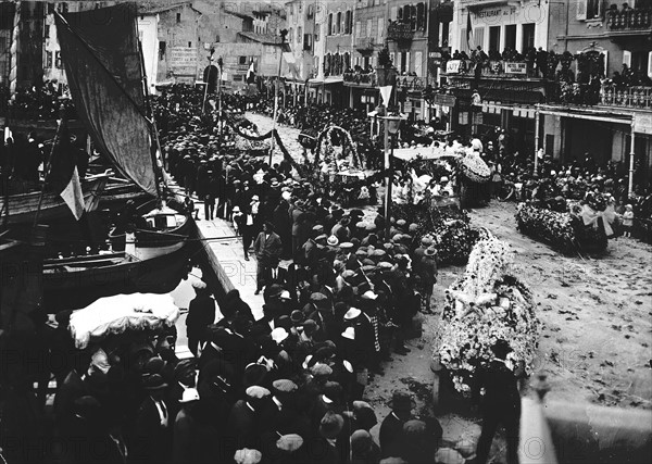 Célébration d'une fête à Saint-Tropez (1960)