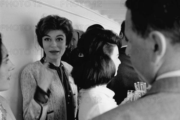 Anouk Aimée during the Cannes Film Festival of 1960