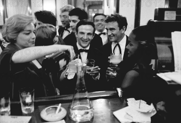 Simone Signoret and François Truffaut (1959)