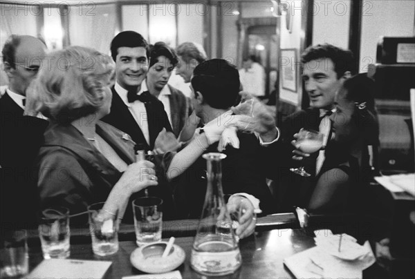 Simone Signoret and François Truffaut (1959)