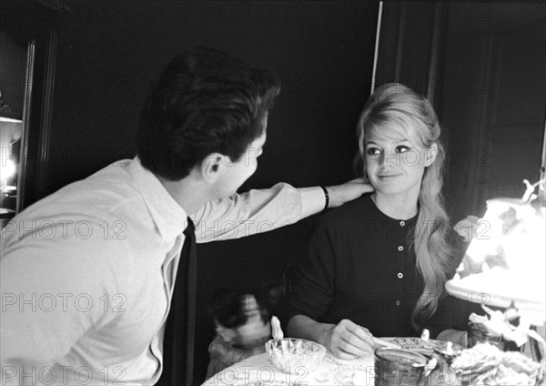 Brigitte Bardot and Sacha distel