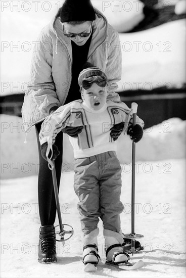 Grace and Albert of Monaco in Gstaad (1961)