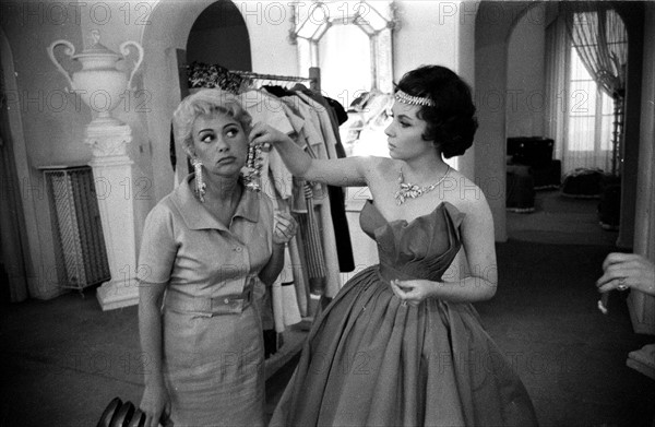 Gina Lollobrigida and Martine Carol