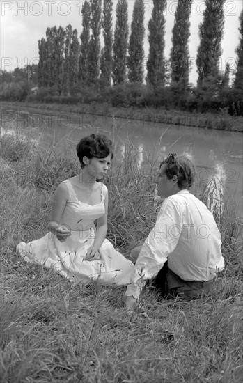 Jean-Paul Belmondo et Pascale Petit