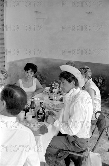 Jean-Paul Belmondo et Pascale Petit