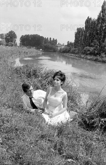 Jean-Paul Belmondo et Pascale Petit