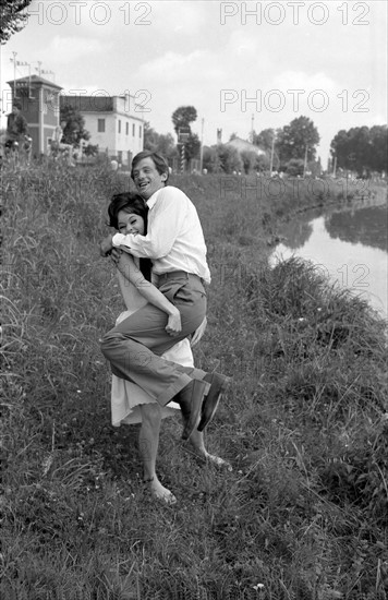 Jean-Paul Belmondo et Pascale Petit