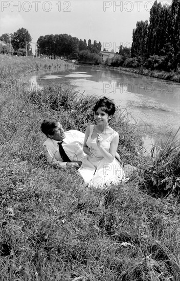 Jean-Paul Belmondo et Pascale Petit