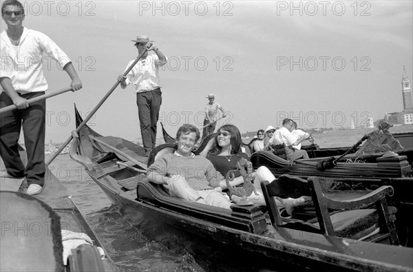 Jean-Paul Belmondo and Elodie Constantin