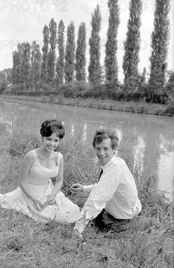 Jean-Paul Belmondo and Pascale Petit