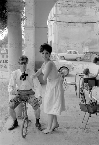 Jean-Paul Belmondo and Pascale Petit