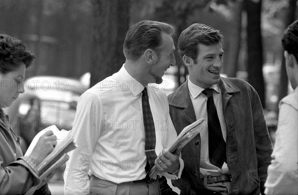 Jean-Paul Belmondo and Jacques Dupont