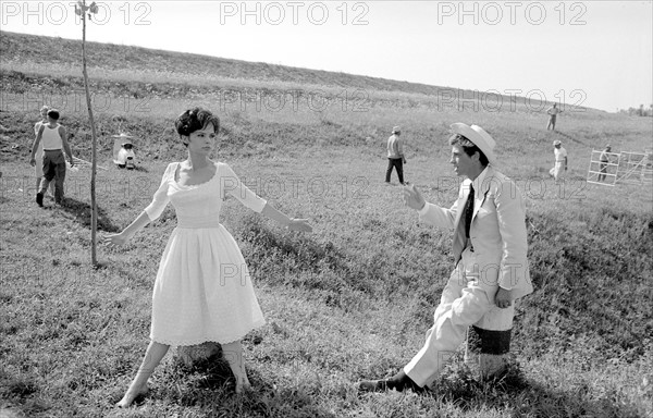 Jean-Paul Belmondo et Pascale Petit