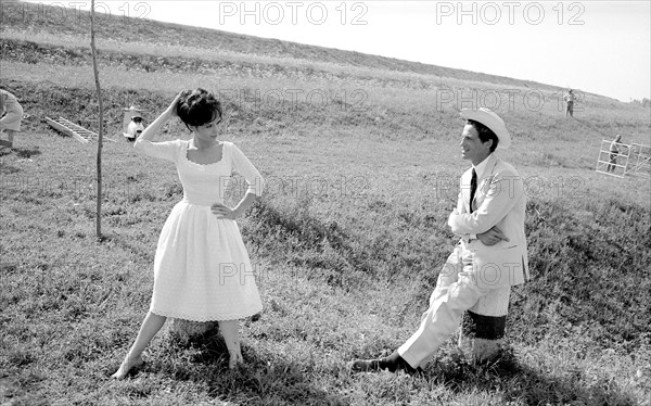 Jean-Paul Belmondo et Pascale Petit