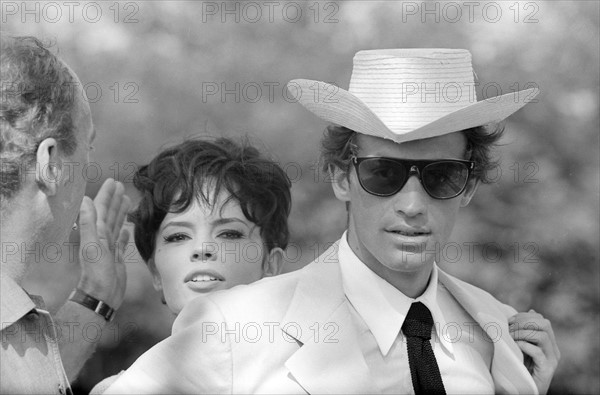 Jean-Paul Belmondo and Pascale Petit