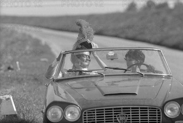 Jean-Paul Belmondo and Pascale Petit