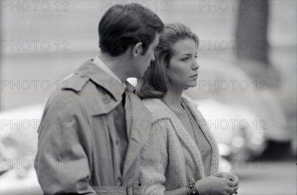 Jean-Paul Belmondo and Alexandra Stewart