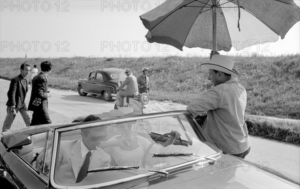 Jean-Paul Belmondo and Pascale Petit