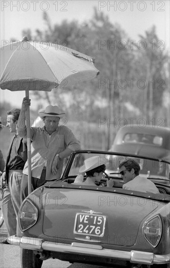 Jean-Paul Belmondo and Pascale Petit