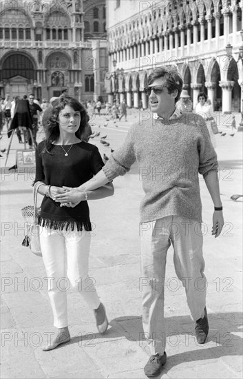 Jean-Paul Belmondo and Elodie Constantin