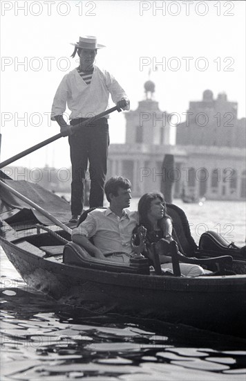 Jean-Paul Belmondo and Elodie Constantin