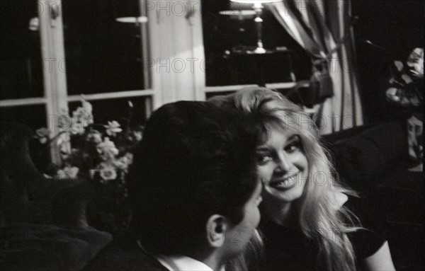 Brigitte Bardot and Sacha Distel (1958)