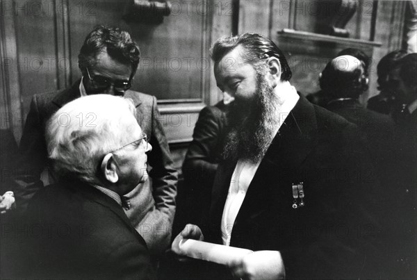 Bernard Buffet at the Académie des Beaux-Arts