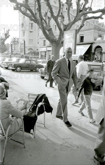 Jacques Tati and Alain Bécourt