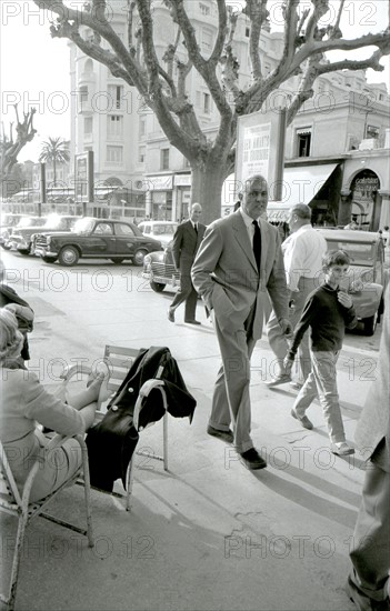 Jacques Tati et Alain Bécourt