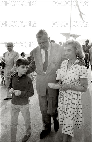 Jacques Tati and Alain Bécourt