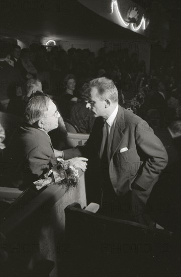 Charles Vanel and Henri-Georges Clouzot (1958)