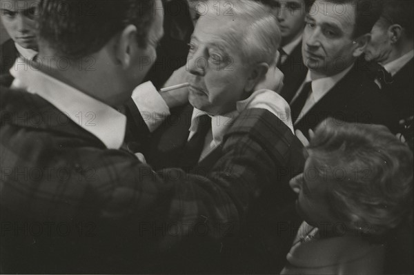 Jacques Prévert et Yves Montand (1958)