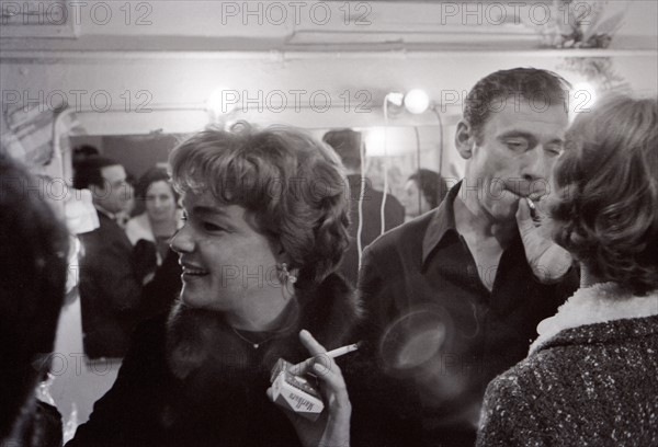 Simone Signoret et Yves Montand (1962)