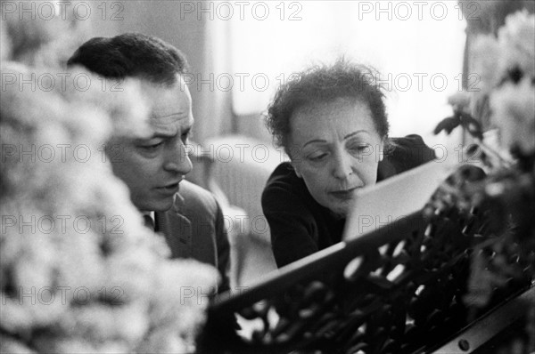 Edith Piaf with Charles Dumont
